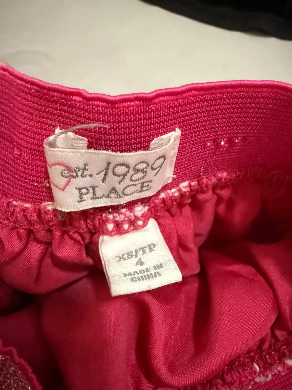 The Children’s Place Girls Pink Floral Lace Tulle Skirt Size 4 SKU055